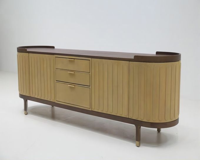 Modern Kitchen Marble Cabinets Wooden Italian Upholstery Sideboard Cabinets 3