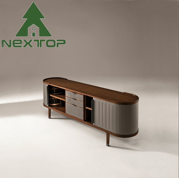 OEM Upholstery Solid Wood Cabinets Console Table For Entryway Hall 0