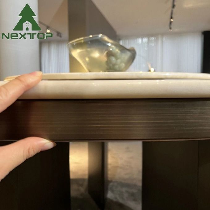 Modern Kitchen White Dining Table And Green Chairs Swivel Round Dining Table 3