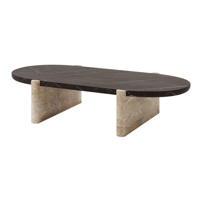 Nordic Modern Hotel Furniture Natural Stone Coffee Table 1