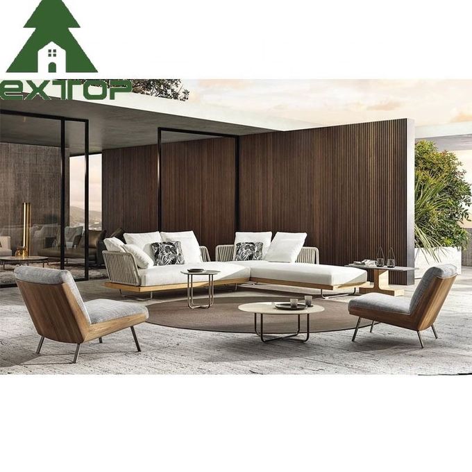 Rope Outdoor Poolside Sectional Sofa Set Large Bulk Luxury Garden Sets 3
