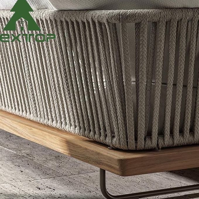 Rope Outdoor Poolside Sectional Sofa Set Large Bulk Luxury Garden Sets 0