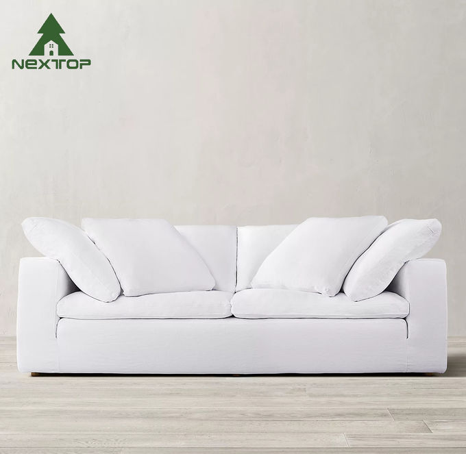 Modern Fashion Outdoor Leisure Home Furniture Straight L Shape Sofa Set 1