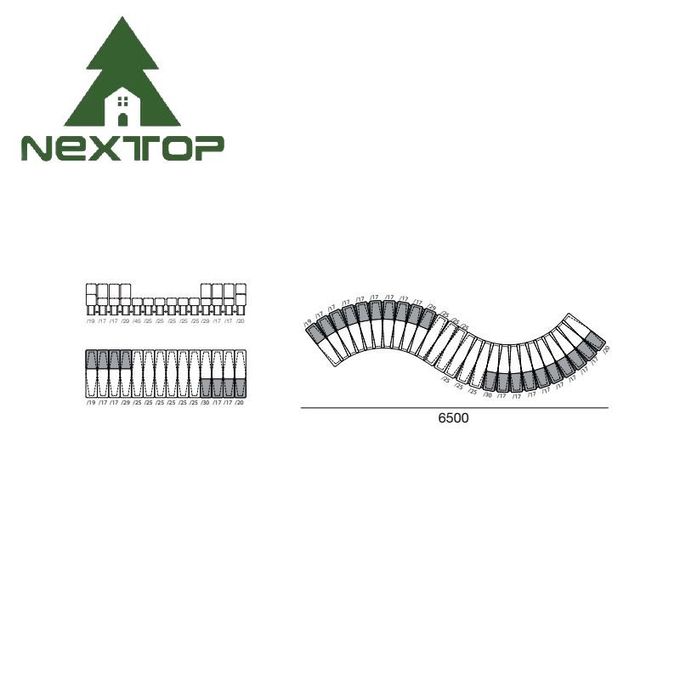 Customisable Curved Card Seating Booth Sofa for Hotel Lobby and Grand Villa in Custom Size 3