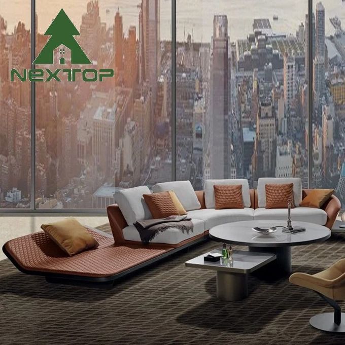 Hotel Guests Corner Sofa Sales Office Reception Area L-Shaped  Negotiation sofa 4