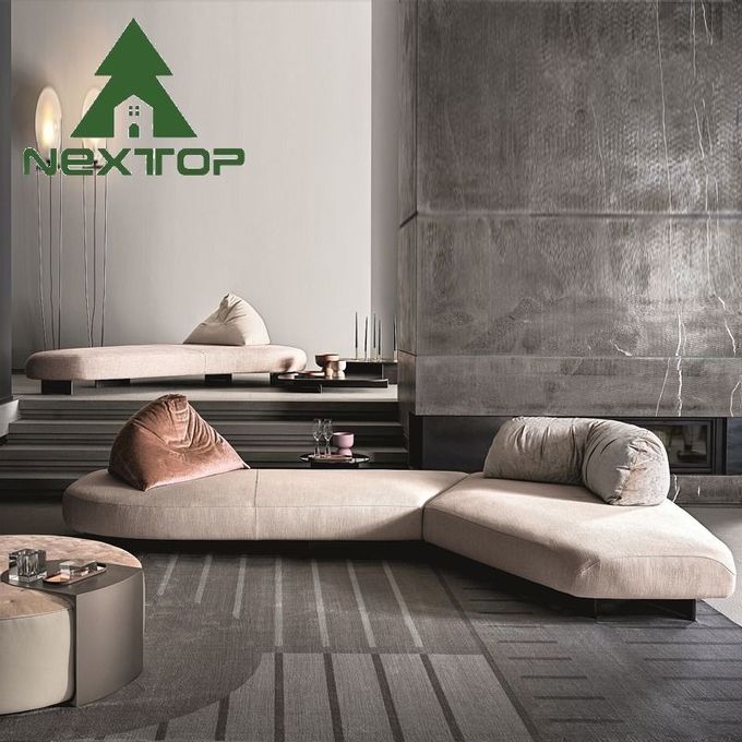 OEM ODM Hotel Lobby Living Room Reception Shaped Corner Sofa Set 1