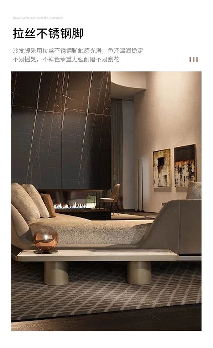 Hotel Guests Corner Sofa Sales Office Reception Area L-Shaped  Negotiation sofa 3