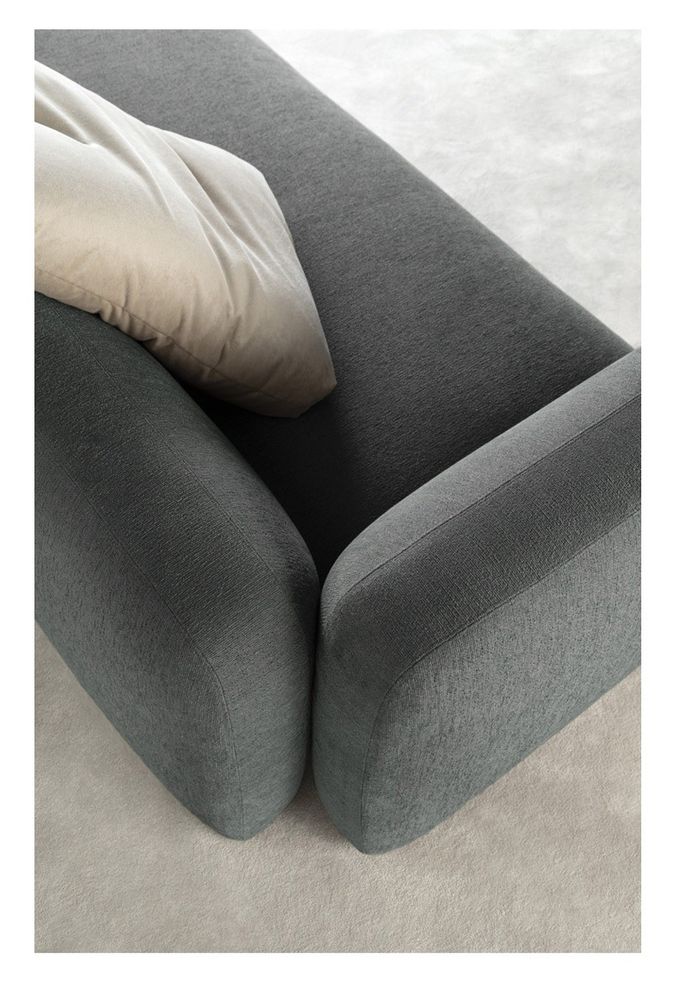 Modern Sofa Cream Style Casual Lobby Reception Sofa Set Cotton Fabric 2