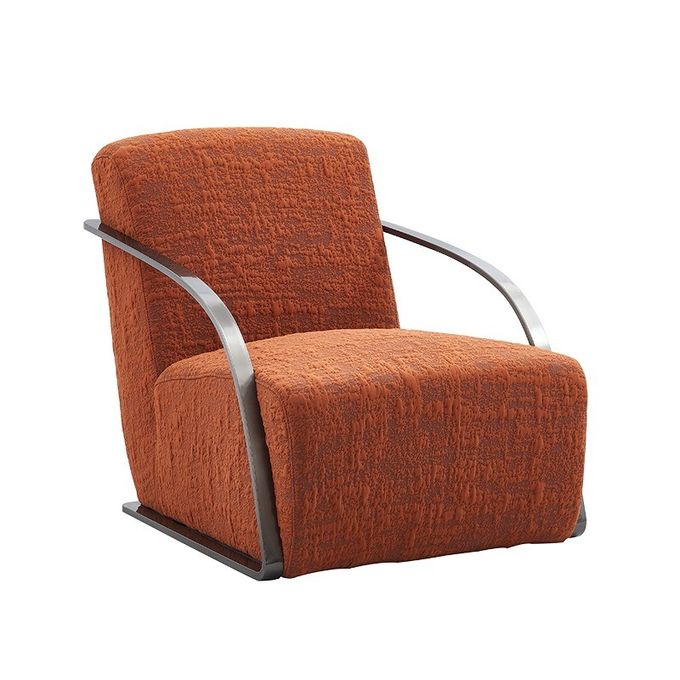 Italian Simple Single Sofa Chair Fabric Leisure Tiger Arm Chair 1