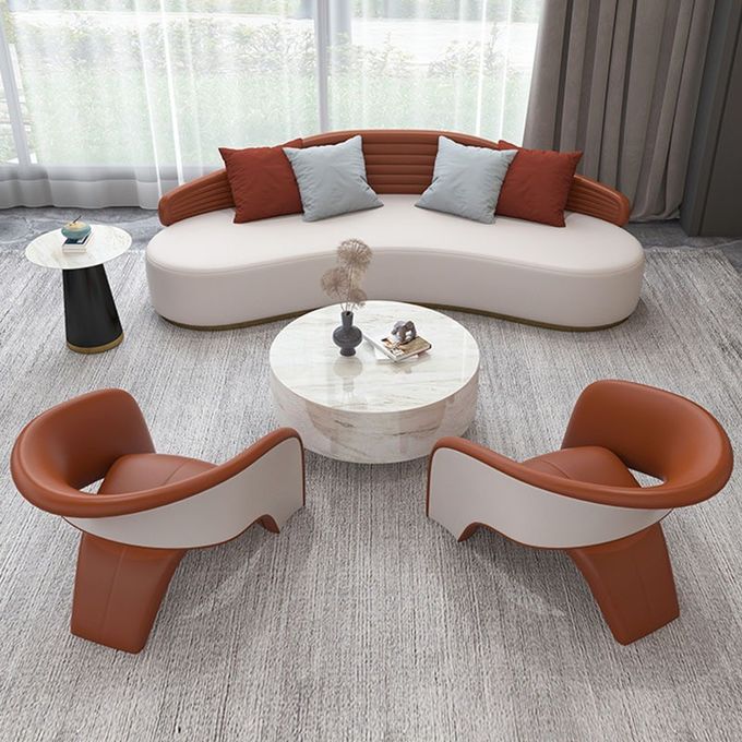 Creative Black Hotel Lobby Furniture Leather Aircraft Chair Leisure And Public Cafe 0