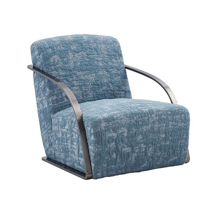 Italian Simple Single Sofa Chair Fabric Leisure Tiger Arm Chair 2