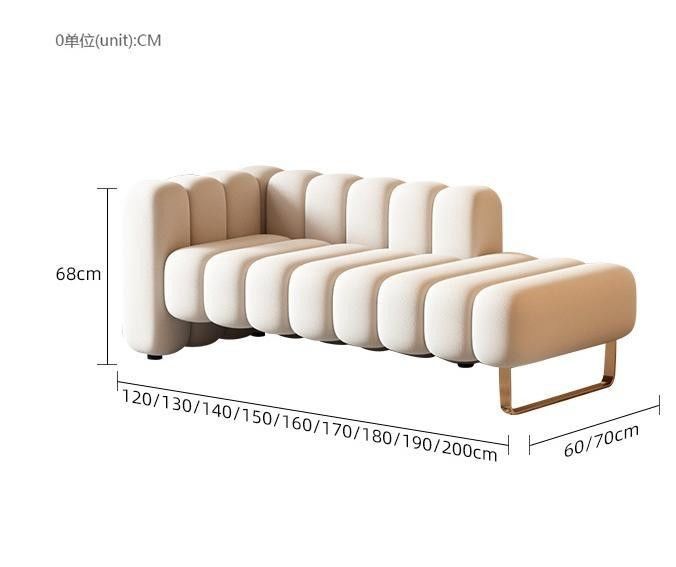 Modern Velvet Fabric Backrest Bedside Stool Bedroom Toffee Chair Lazy Sofa 4