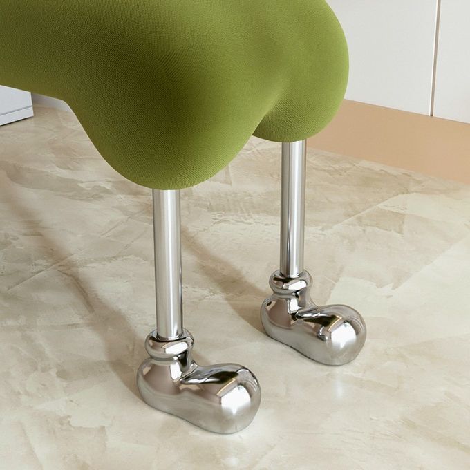 Velvet Star Hotel Bed End Stool Cream Style Dog Stool 4