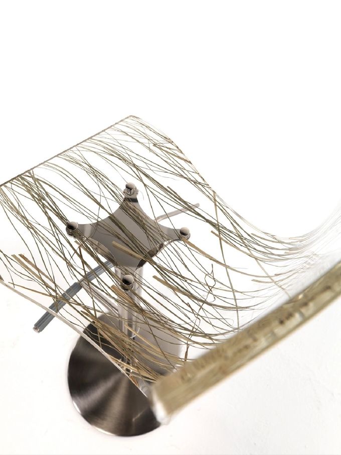 Polishing Hotel Restaurant Furniture Transparent Adjustable Bar Stools 5