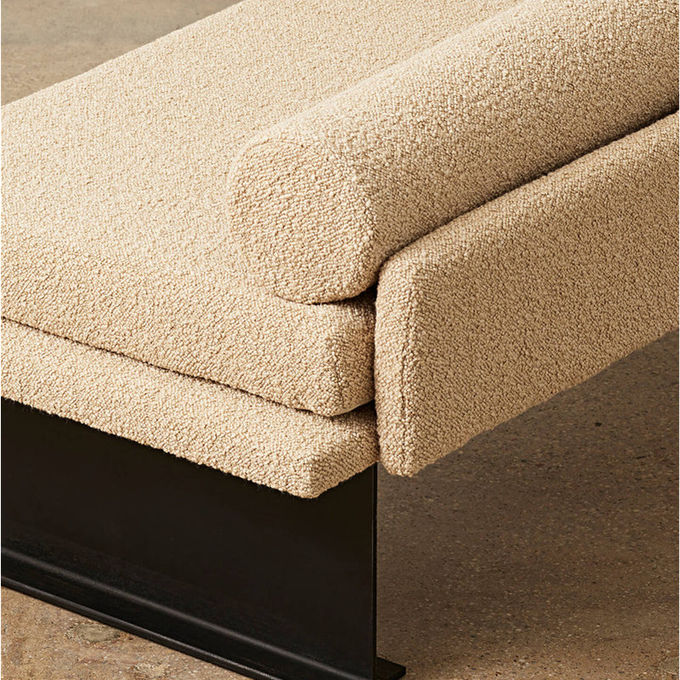 Light Luxury Metal Fabric Sofa Stool Shoe Change Bedside Cloakroom Bench ODM 4