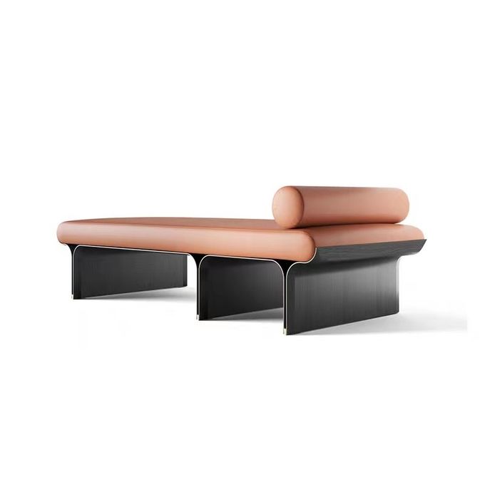 Fashion Living Room Sofa Stainless Steel Hotel Room Bedside Bench Matte Finish 0