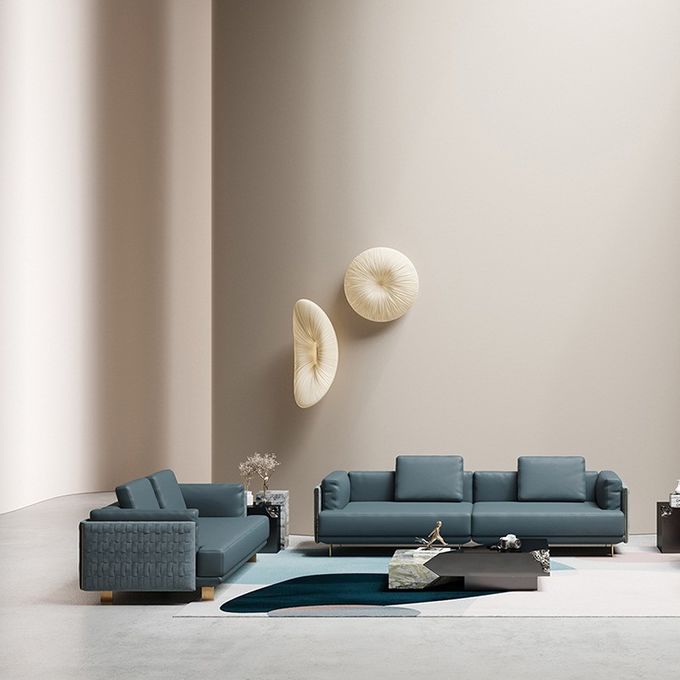 Modern Luxury Hotel Reception Sofa Solid Wood Frame Negotiation Sofa 0