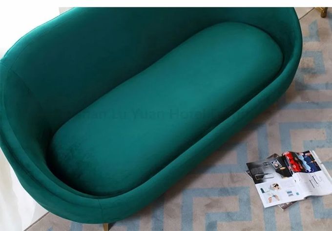 Modern Fashion Hotel Guest Room Velvet Sofas Undertake Hotel Projects 3