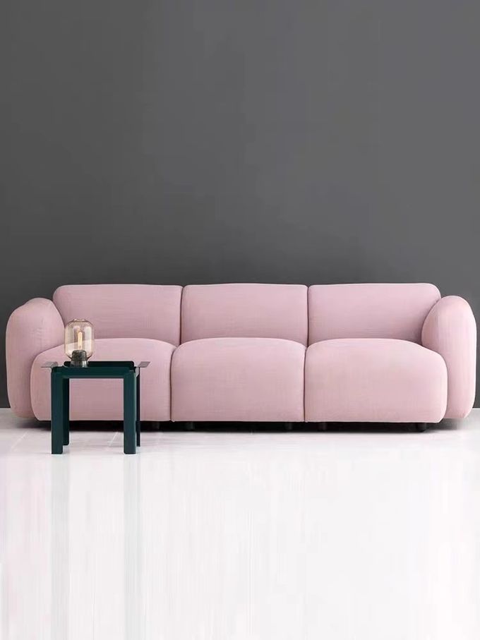 NEXTOP Hotel Room Large Linen Sofa Customized Luxury Hotel Furniture 0