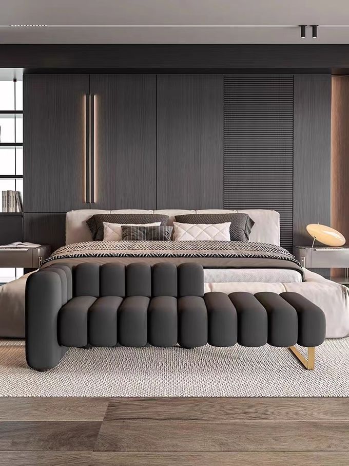 Custom Velvet Recliner Sofa Hotel Rooms Furniture Luxurious And Cosy 2