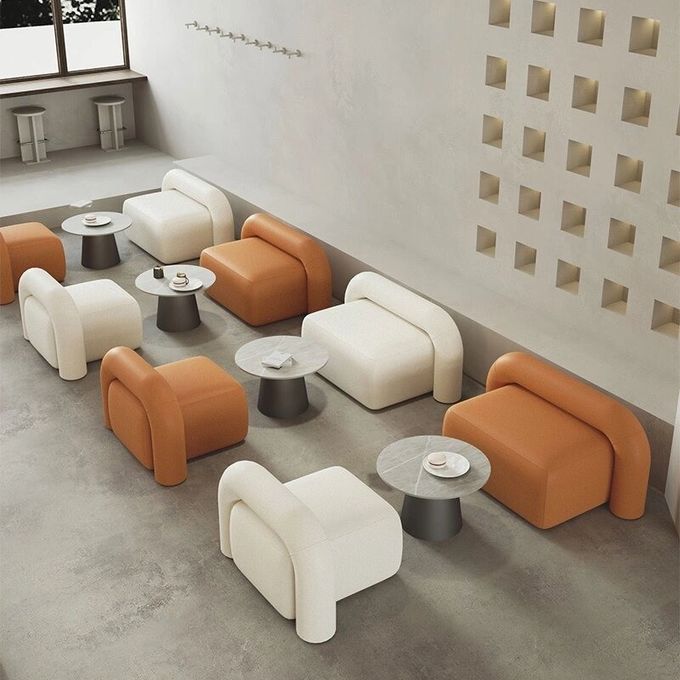 Star Hotel Lobby Furniture Leisure Sofas Chairs Tables Custom Regular Size 2