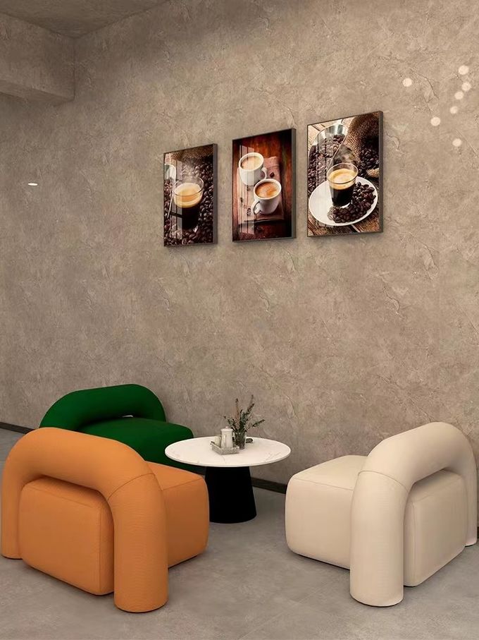 Star Hotel Lobby Furniture Leisure Sofas Chairs Tables Custom Regular Size 4