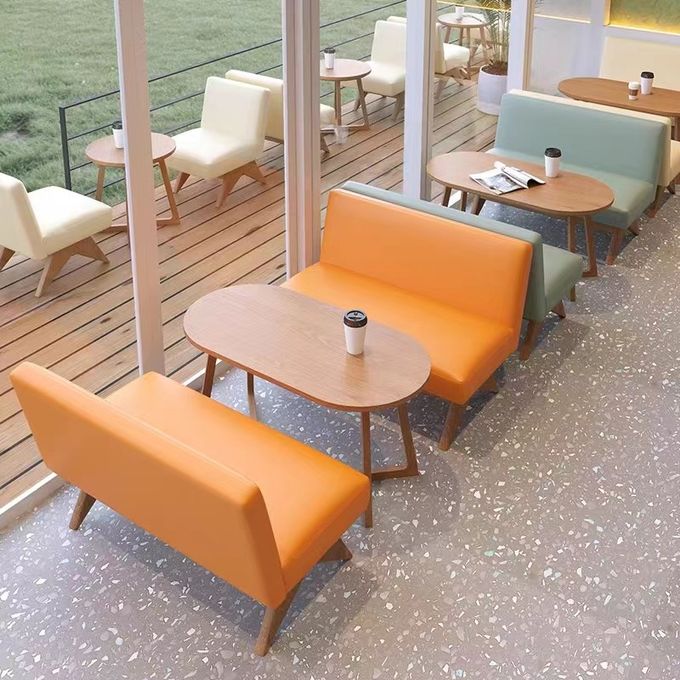 Five Star Hotel Lobby Furniture Negotiation Sofa Table And Chair Set 3