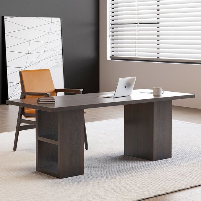 Study Boss Home Office Computer Desk Solid Wood Customized 0