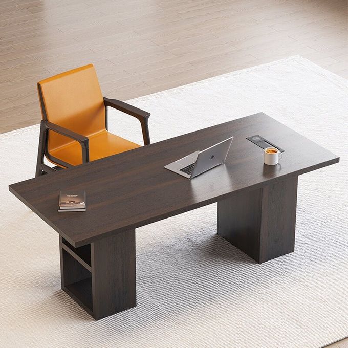 Study Boss Home Office Computer Desk Solid Wood Customized 3