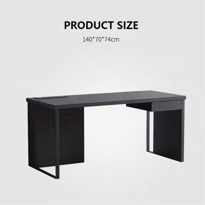 ODM Drescher Desk With Removable Drawers Smoked Wood Star Hotel Room Furniture 5