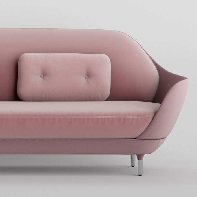 Customization Economic Fritz Hansen Sofa For Hotel Room Decoration 0