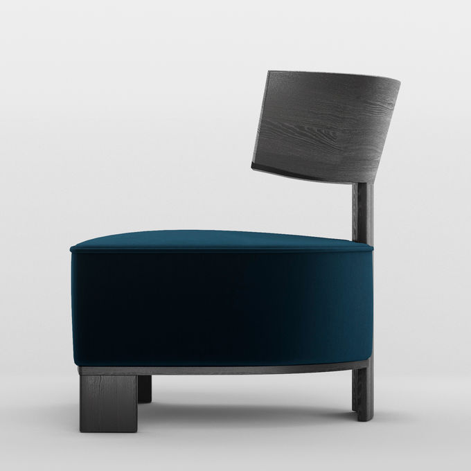 Molteni Clipper Modern Low Lounge Chair For Reception Room Office 2