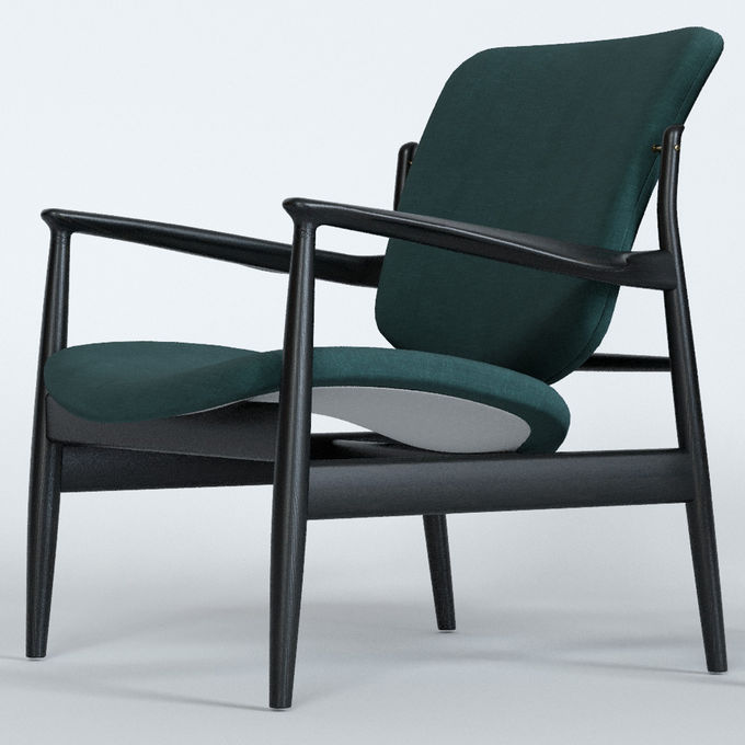 Modern French Style Teak Chairs Fabric Recliner Lounge Area 2