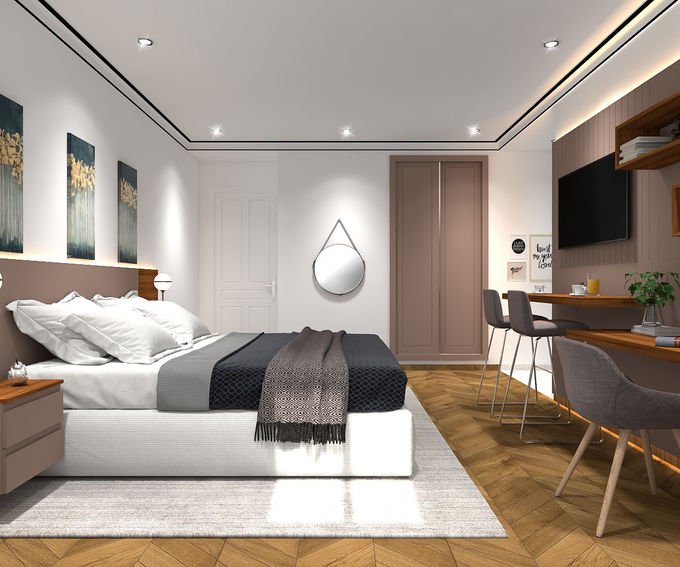 Full Furnished Exquisite 5 Star Luxury Hotel Room Furniture Sets Customization 0