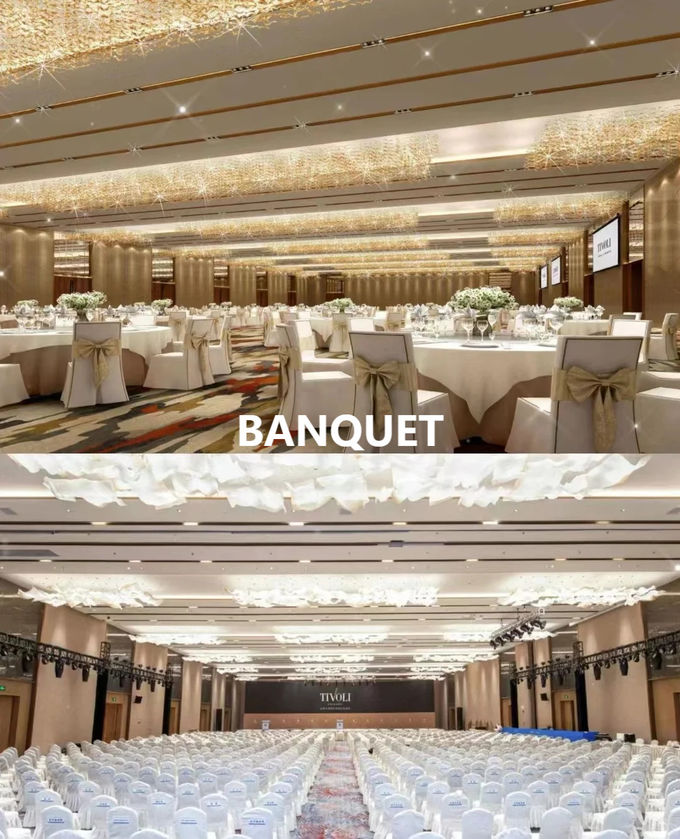 OEM Hospitality Hotel Bedroom Furniture Modern Walnut Wood Finish 4