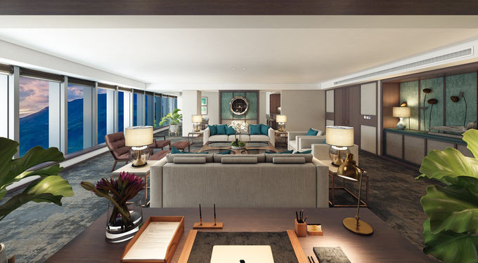 High Standard Hotel Bedroom Furniture Hotel Presidential Suite Full Set 3