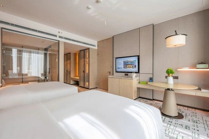 Standard Plywood Hotel Guest Room Furniture Full Supply Customization 1