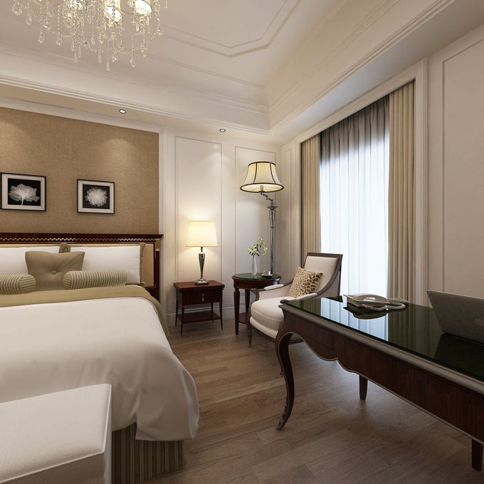 Upscale 5 Star Hotel Bedroom Furniture Luxurious For Business Area 0