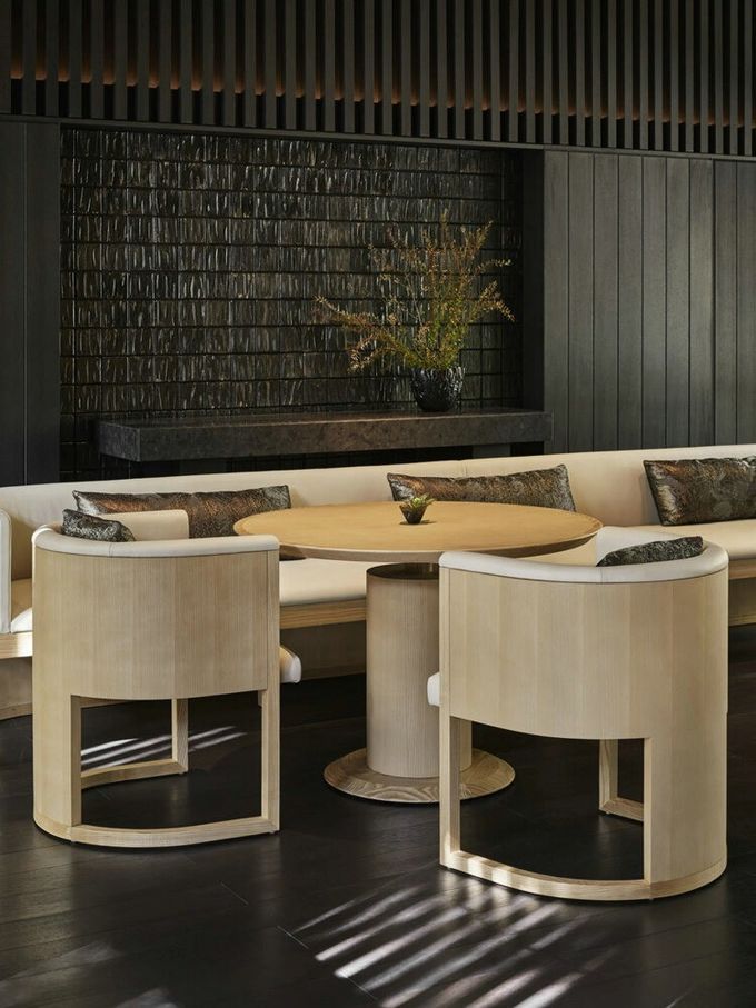 Modern Interior Star Hotel Logs Custom Solid Wood Furniture 7