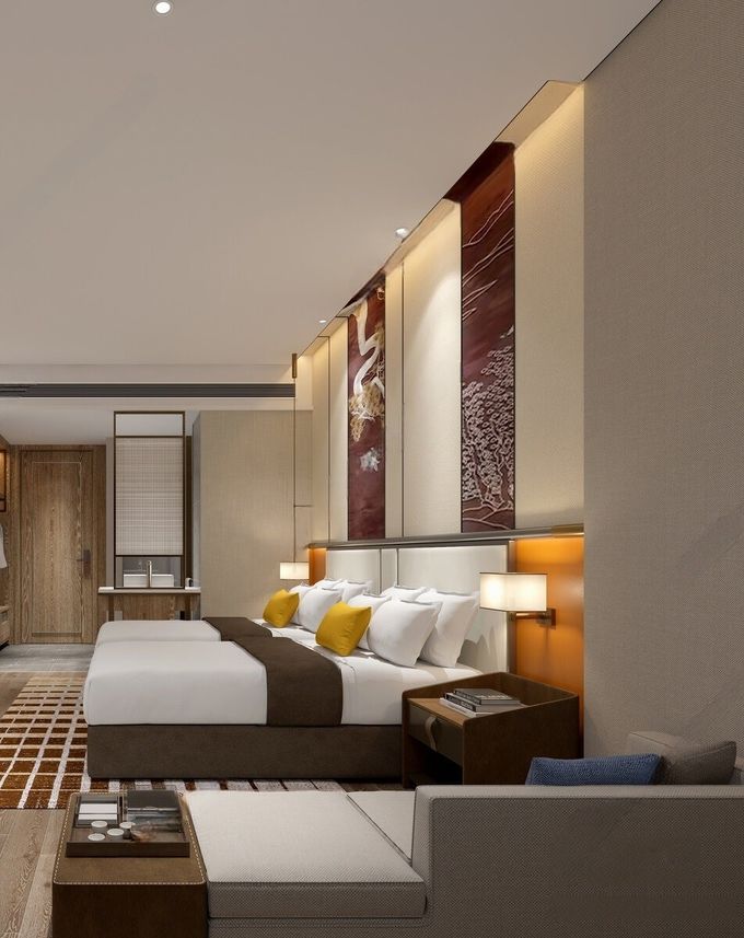 Brand Star Hotel Bedroom Furniture Refurbishment Sample Room Furniture Full Set Customized 5