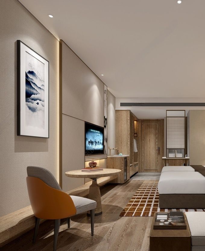 Brand Star Hotel Bedroom Furniture Refurbishment Sample Room Furniture Full Set Customized 3