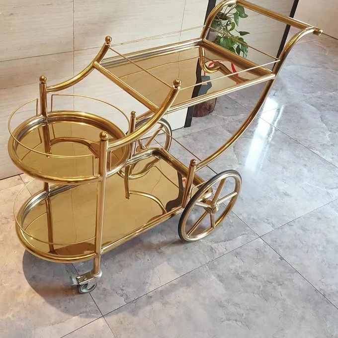 Five-star Hotel Restaurant Food Trolley Wine Trolley Mobile Trolley 5