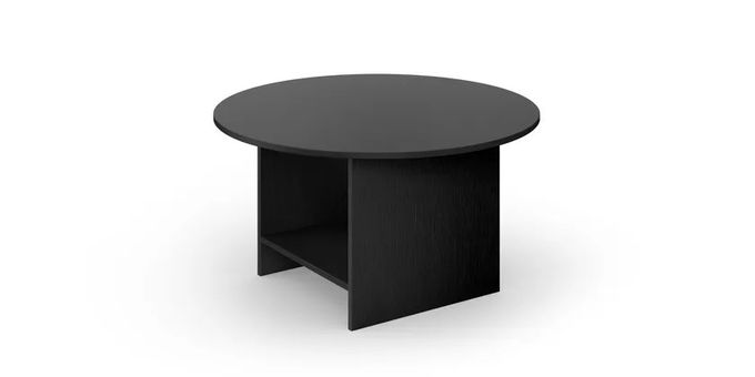 Durable Black Plywood Side Tables For High End Hotel Lounge 6
