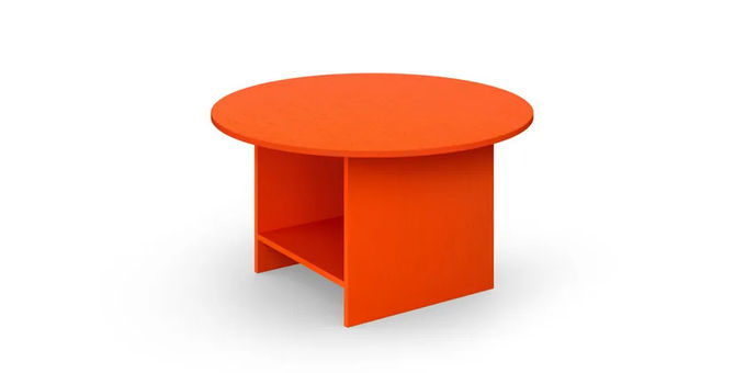 Durable Black Plywood Side Tables For High End Hotel Lounge 5