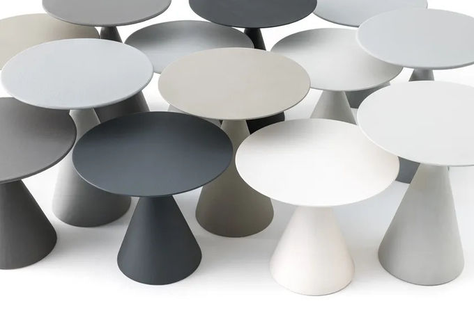 Fiberglass Couch Small Chairside Table For Leisure Occasion Area 3