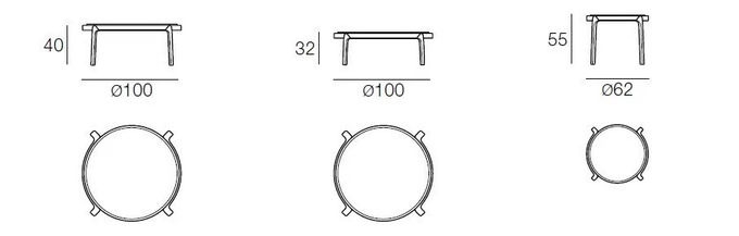 Premium Interior Coffee Side Table With Marble Top Curved Walnut Frame Legs 8