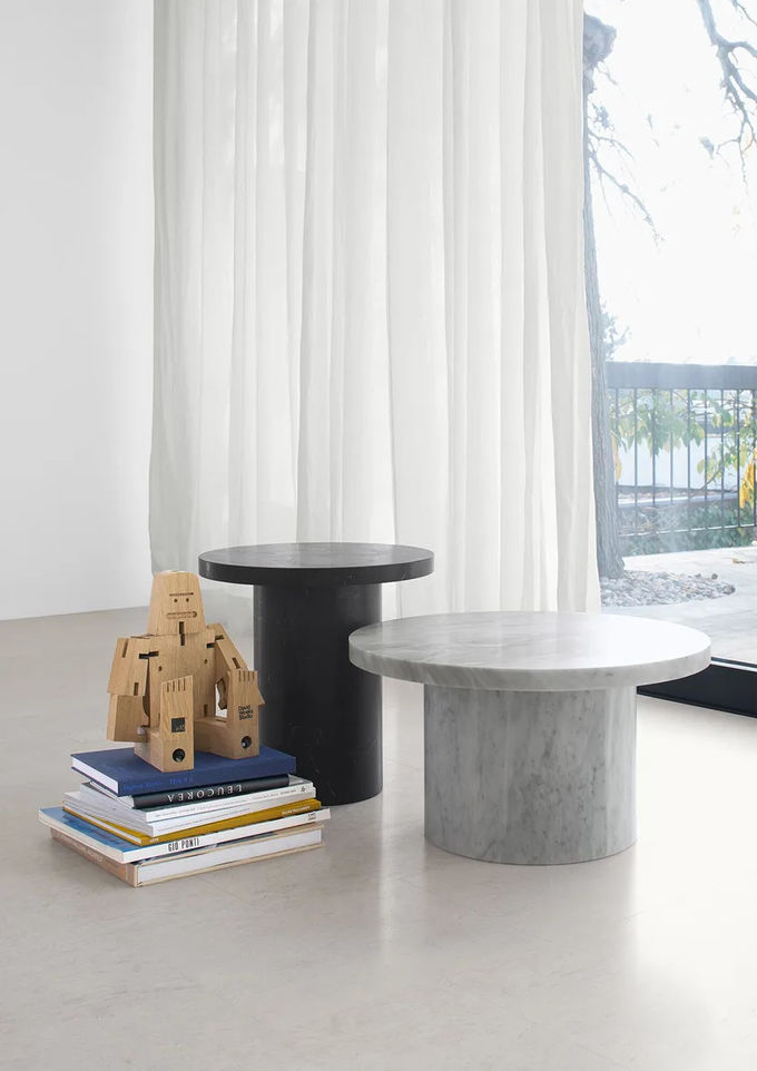 Multi Purpose Round Marble Coffee Side Table For Versatile Home Office 4