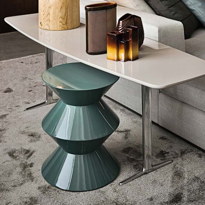 Simple Fiberglass Couch Hotel Sofa Corner Table For Business Leisure 3