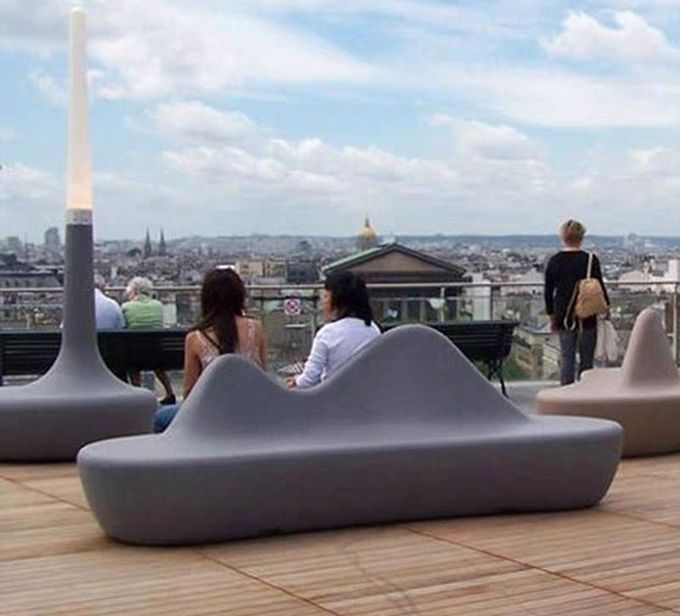 Custom Commercial Hall Lounge Public Sofa Chair Undertake Fiberglass Projects 5