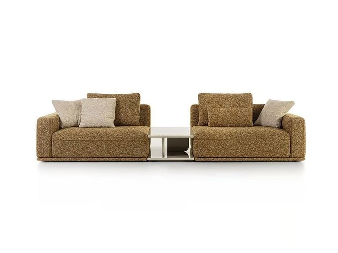 Modular Sofa Accepts Customisation 5 Star Hotel Sofa With Upholstered Cabinets 7